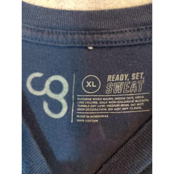 cg MOVE Ready, Set, Sweat Blue Tshirt Womens XL - Picture 3 of 7